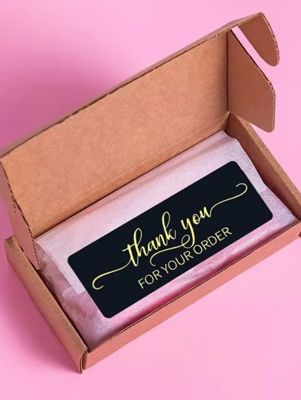 Thank You For Your Order Stickers Roll. 125. 3x1